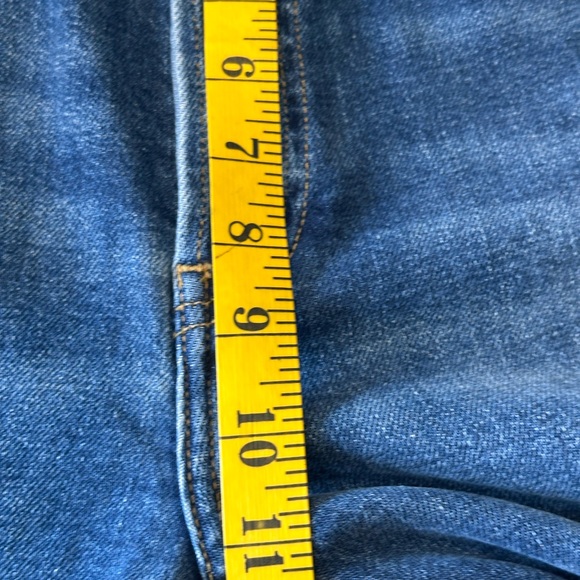 ReDone NWT size 28 high rise ankle cropped straight stretch mid 70’s denim jeans - Picture 14 of 16